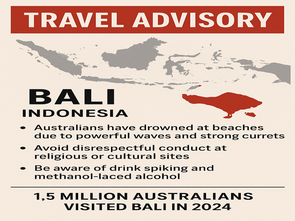 Australia Terbitkan Travel Warning