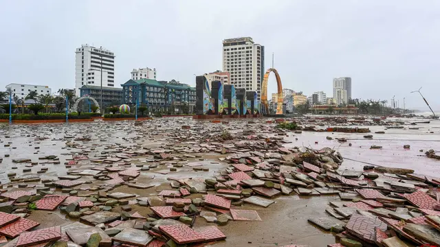 Topan Bualoi Hantam Vietnam, Bandara Tutup dan Akses Pantai Dibatasi
